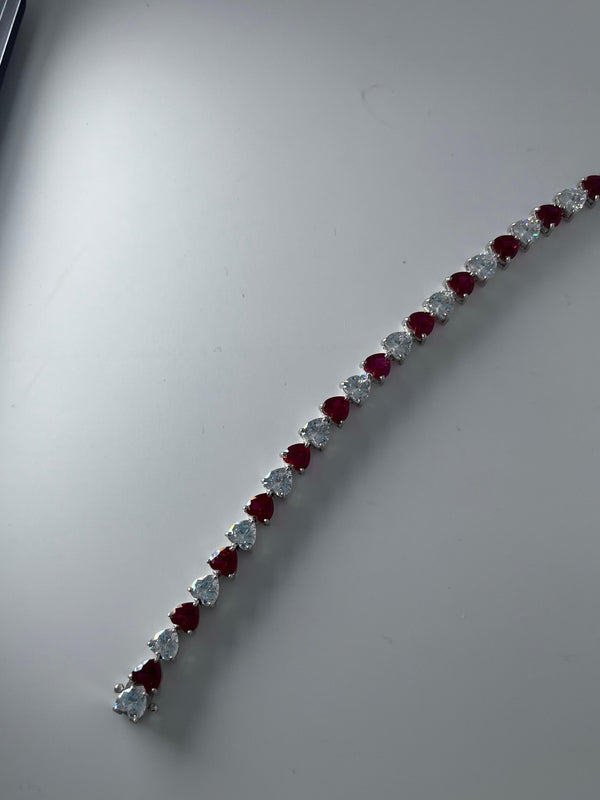 925 heart shape bracelet