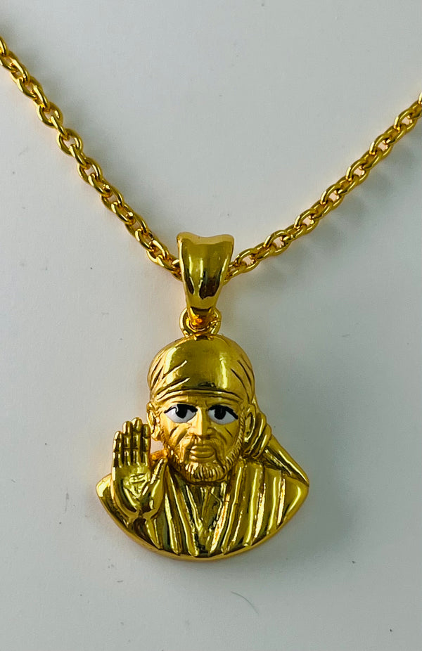 925 silver sai baba locket
