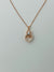 925 silver rose gold pendant with chain