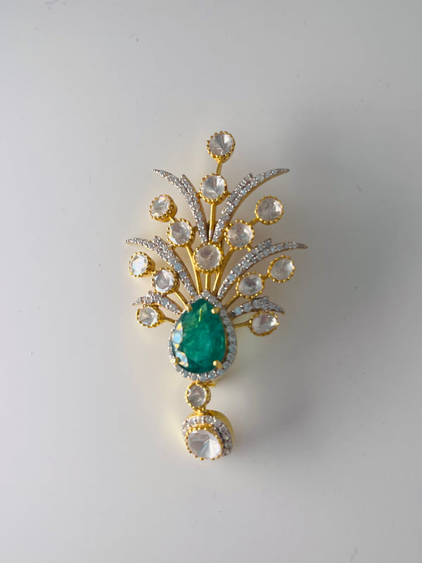 925 silver brooch