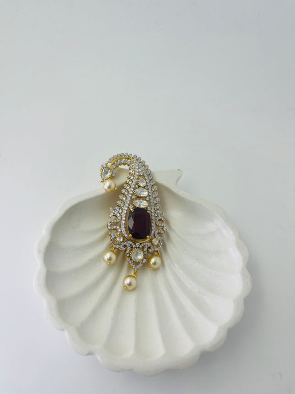 925 silver brooch