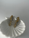 925 silver peacock design earrings